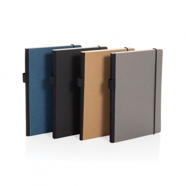 Logo trade promotional merchandise photo of: A5 deluxe kraft hardcover notebook