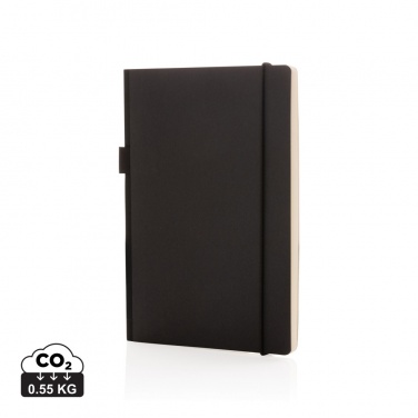 Logotrade promotional giveaway image of: A5 deluxe kraft hardcover notebook