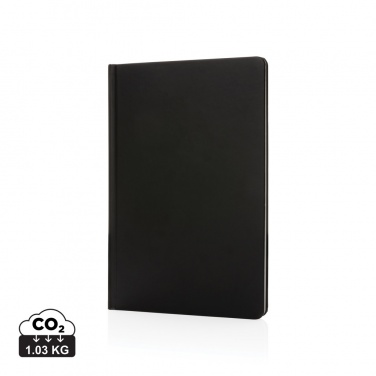 Logo trade promotional items picture of: A5 Impact stone paper hardcover notebook