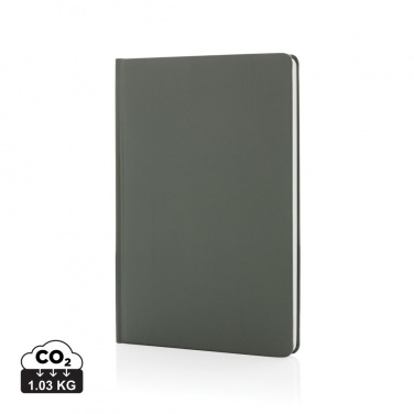 Logo trade business gifts image of: A5 Impact stone paper hardcover notebook
