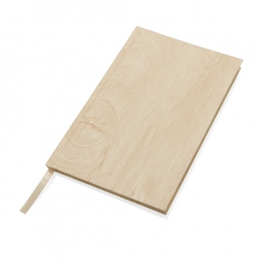 Logotrade promotional merchandise image of: Kavana wood print A5 notebook