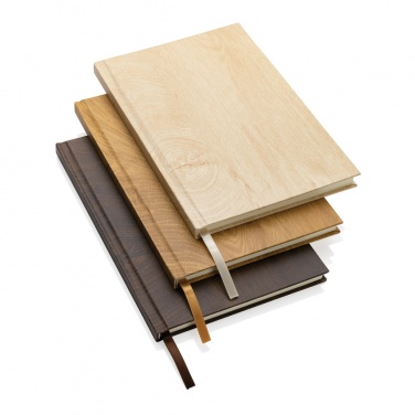 Logotrade promotional product image of: Kavana wood print A5 notebook