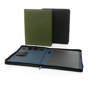 Logotrade promotional giveaway picture of: Impact Aware™ deluxe 300D tech portfolio with zipper