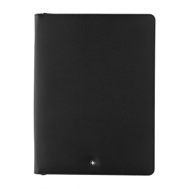 Logo trade promotional gift photo of: Swiss Peak Heritage RCS rPU A4 portfolio with zipper