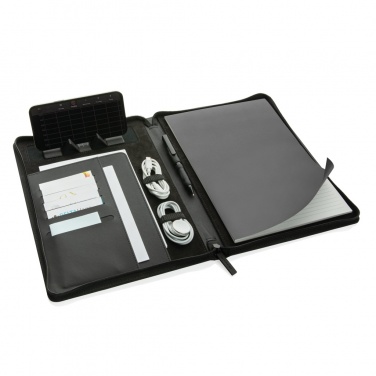 Logotrade corporate gift picture of: Swiss Peak Heritage RCS rPU A4 portfolio with zipper