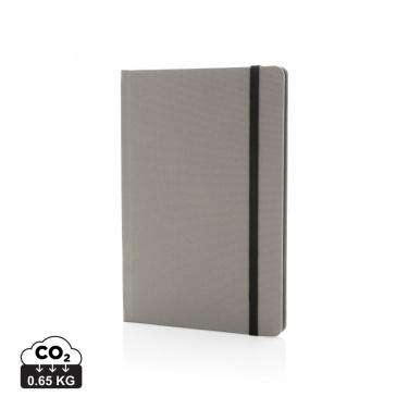 Logo trade business gifts image of: GRS certified RPET A5 notebook
