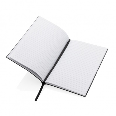 Logo trade promotional products image of: GRS certified recycled felt A5 softcover notebook