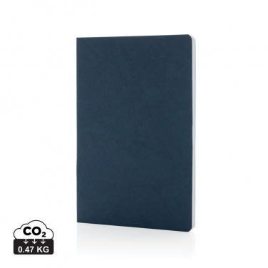 Logo trade promotional giveaways picture of: Salton A5 GRS certified recycled paper notebook