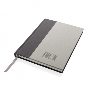 Logotrade promotional gifts photo of: Words GRS certified RPET & Kraft A5 notebook