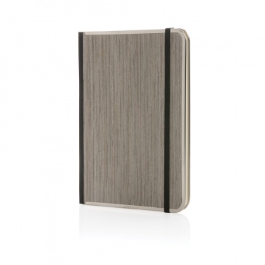 Logotrade promotional merchandise photo of: Treeline A5 wooden cover deluxe notebook