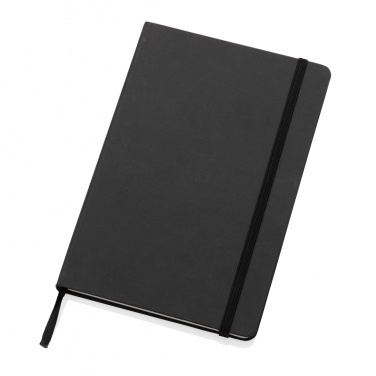 Logo trade business gifts image of: Craftstone A5 recycled kraft and stonepaper notebook