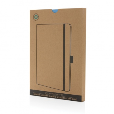 Logotrade promotional products photo of: Sam A5 RCS certified bonded leather classic notebook