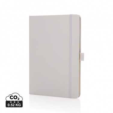 Logo trade promotional merchandise photo of: Sam A5 RCS certified bonded leather classic notebook