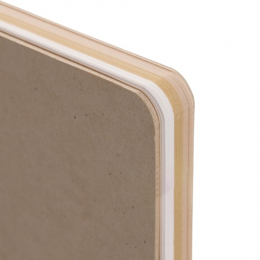 Logo trade promotional merchandise picture of: Elowen A5 tree free notebook