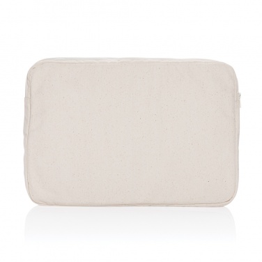 Logo trade promotional merchandise image of: Laluka AWARE™ recycled cotton 15.6 inch laptop sleeve