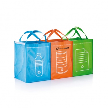Logo trade promotional gift photo of: 3pcs recycle waste bags