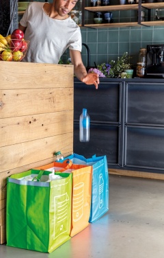 Logo trade promotional giveaway photo of: 3pcs recycle waste bags