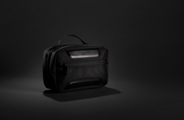 Logo trade promotional item photo of: Swiss Peak AWARE™ RPET Voyager toiletry bag