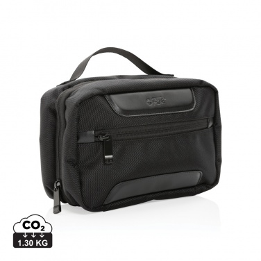 Logotrade promotional gifts photo of: Swiss Peak AWARE™ RPET Voyager toiletry bag