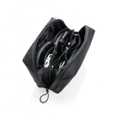 Logo trade promotional gifts picture of: Swiss Peak AWARE™ tech pouch PVC free