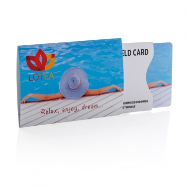 Logotrade business gifts photo of: Anti-skimming RFID shield card with active jamming chip