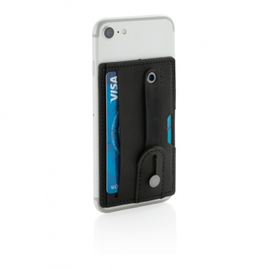 Logo trade business gifts image of: 3-in-1 Phone Card Holder RFID