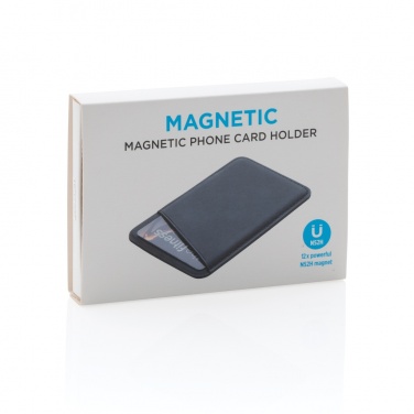 Logo trade advertising products picture of: Magnetic phone card holder