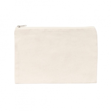 Logo trade business gifts image of: Impact Aware™ 285 gsm rcanvas pencil case undyed