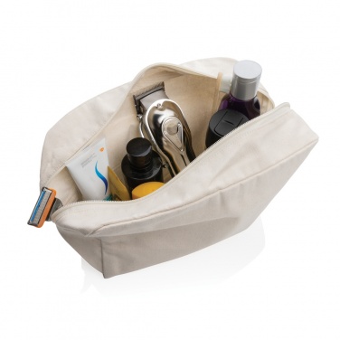 Logotrade promotional gift image of: Impact Aware™ 285 gsm rcanvas toiletry bag undyed