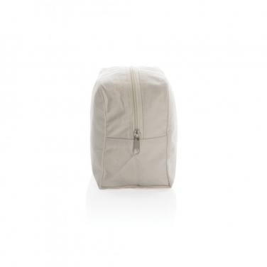 Logotrade promotional giveaway image of: Impact Aware™ 285 gsm rcanvas toiletry bag undyed
