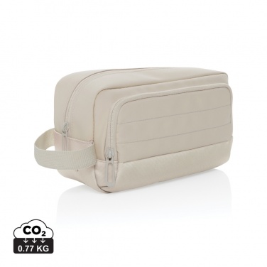 Logo trade promotional merchandise image of: Armond AWARE™ RPET toiletry bag