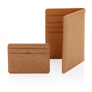 Logo trade advertising product photo of: Cork secure RFID slim wallet