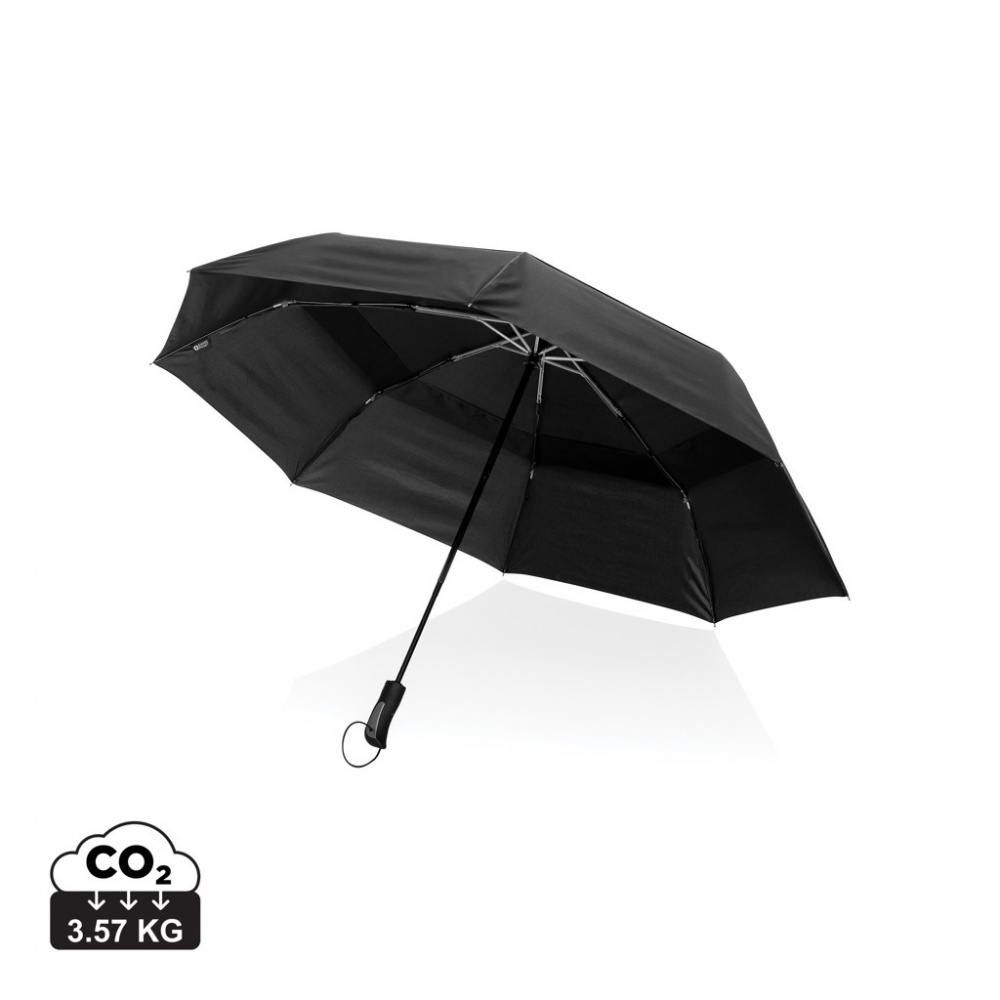 Logo trade promotional merchandise photo of: Swiss Peak Aware™ Tornado 27” pocket storm umbrella