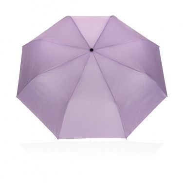 Logo trade promotional giveaway photo of: 21" Impact AWARE™ 190T mini auto open umbrella