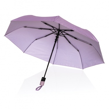 Logo trade promotional giveaways image of: 21" Impact AWARE™ 190T mini auto open umbrella