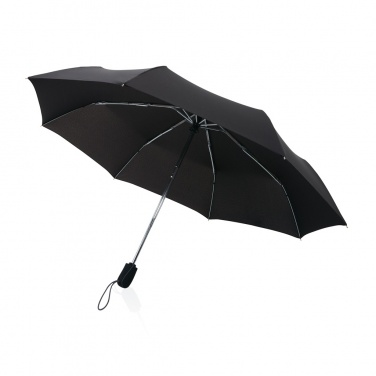 Logotrade promotional product picture of: Swiss Peak AWARE™ Traveller 21” automatic umbrella