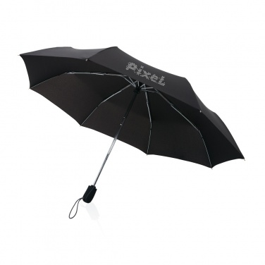 Logo trade promotional product photo of: Swiss Peak AWARE™ Traveller 21” automatic umbrella