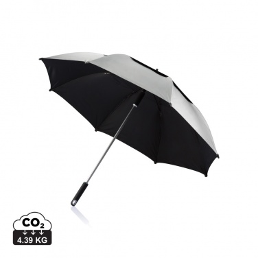 Logo trade corporate gift photo of: 27” Hurricane storm umbrella