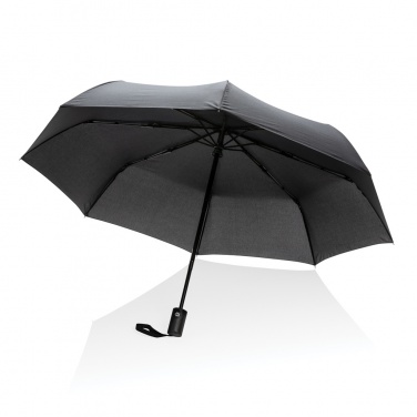 Logo trade advertising products image of: 21" Impact AWARE™ RPET 190T auto open/close umbrella