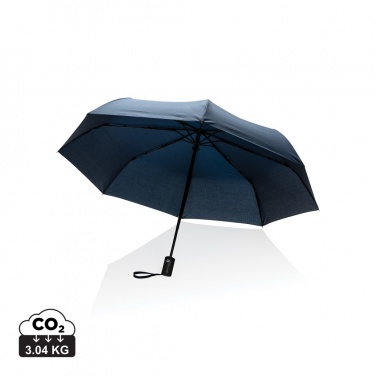 Logotrade promotional giveaway image of: 21" Impact AWARE™ RPET 190T auto open/close umbrella