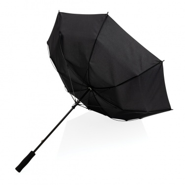 Logo trade promotional gifts image of: 23" Impact AWARE™ RPET 190T Storm proof umbrella