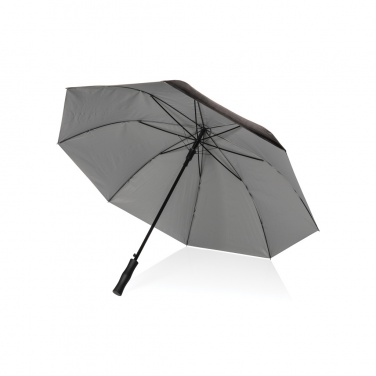 Logo trade promotional merchandise picture of: 27" Impact AWARE™ RPET 190T dual colour auto open umbrella
