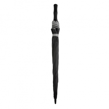 Logo trade promotional products image of: 27" Impact AWARE™ RPET 190T dual colour auto open umbrella