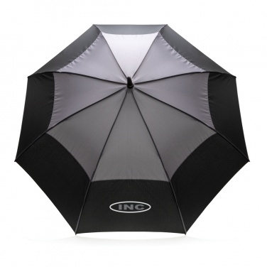 Logotrade promotional giveaway image of: 27" Impact AWARE™ RPET 190T auto open stormproof umbrella