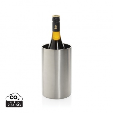 Logo trade advertising products picture of: Vino RCS certified recycled stainless steel wine bucket