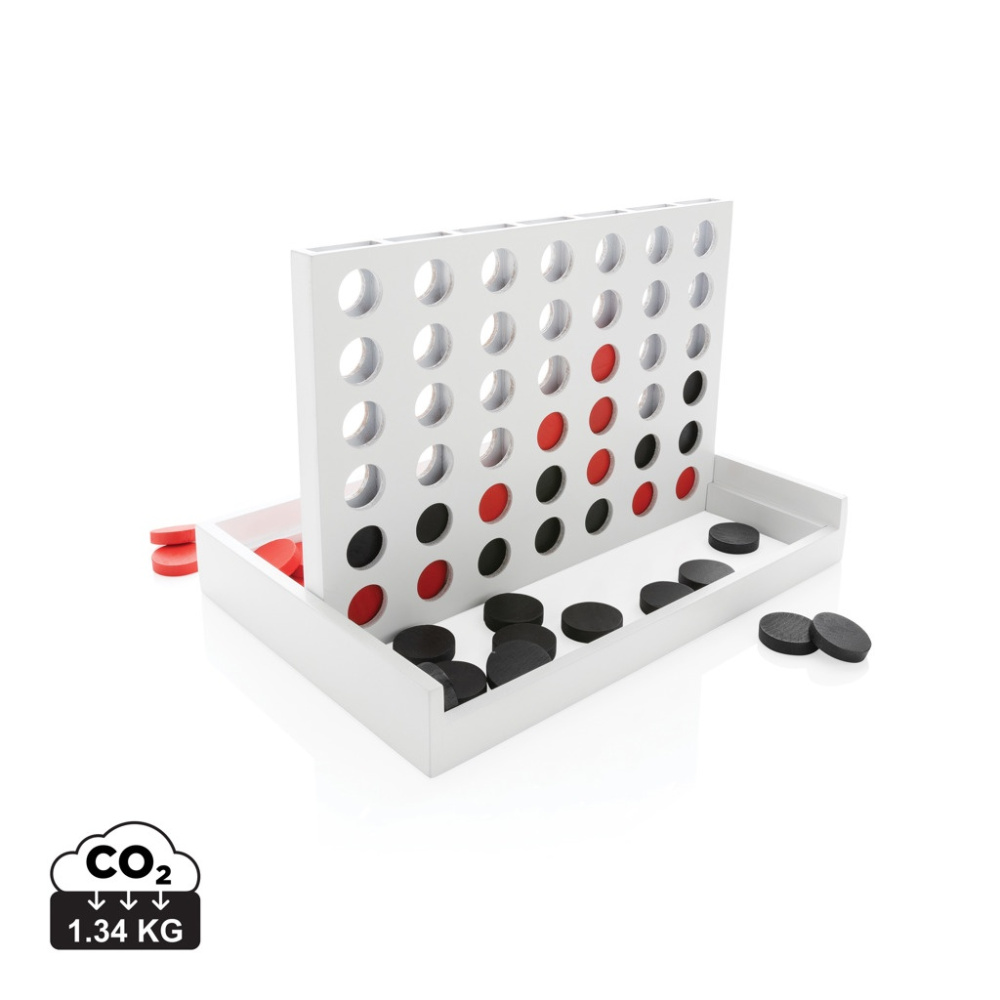 Logotrade corporate gift picture of: Connect four wooden game