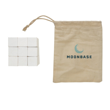 Logotrade advertising product picture of: Wooden brain game in canvas pouch