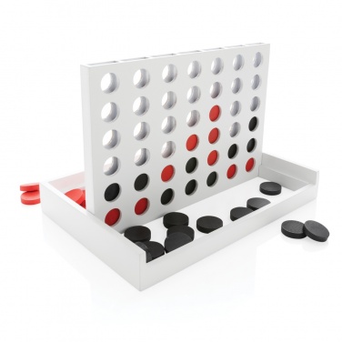 Logo trade business gifts image of: Connect four wooden game
