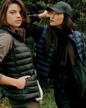 Logo trade promotional items image of: Iqoniq Meru women recycled polyester bodywarmer