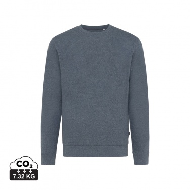 Logo trade promotional gifts image of: Iqoniq Denali recycled cotton crew neck undyed